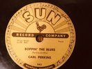 Carl Perkins Sun Label 78rpm Bobbin The Blues