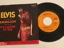 Elvis Presley / Burning Love & It's A Matter of Time / 1972 Vinyl 45 & PS / NM-