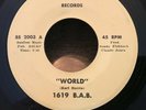 1619 B.A.B World / For Your Love 45 VG+ R&B Soul Brown Sugar 2003