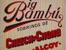 CHEECH & CHONG: Big Bambu US ODE Orig Comedy w/ Rolling Paper Vinyl LP
