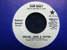 ORIGINAL NORTHERN SOUL WIGAN MUSIC RECORD RUN BABY DALTON JAMES & SUTTON WD