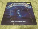 METALLICA - RIDE THE LIGHTNING LP - MFN 27 ORIGINAL VINYL RELEASE - TATTY