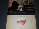 Signed  ALP 1909 A BACH RECITAL ROSALYN TURECK = PIANO  Import Labels Covered