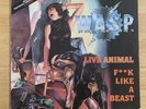W.A.S.P. LIVE ANIMAL F*CK LIKE A BEAST UK WHITE LABEL TEST PRESSING 12