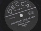 Carmen McRae – 78 rpm Decca 29793: Come Down to Earth, Mr. Smith/I Guess I’ll Dr