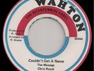 THE MESSAGE / CHRIS ROYAL Couldn't Get A Name WAHTON  DC SOUL FUNK 45