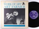Art Farmer - Work Of Art LP - New Jazz - NJST 8278 Mono RVG