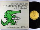 Hampton Hawes - Vol. 3 The Trio LP - Contemporary - C3523 Mono DG VG++