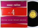 Sonny Rollins - Plus Four LP - Prestige - PRLP 7038 Mono DG RVG 446 W 50th