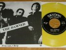 THE DAMNED - NEW ROSE - HELP - YELLOW VINYL - SKYDOG - REPRO 2003 - MINT