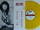 AC/DC - Back in Business - gelbe Vinyl LP - Fly on the Wall Tour live 1986