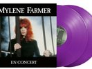 Mylene Farmer Album double 33T En Concert Exclusivité Vinyles couleur Violets