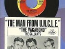 The Gallants Man From U.N.C.L.E. Vagabond Capitol 45 Record Sleeve VG++/M- RARE