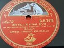 SCHUBERT TRIO NO1 IN B FLAT CORTOT, THIBAUD & CASALS HMV DB7419-7422