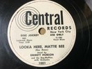 Emmett Hobson & Rag Muffins DOO WOP 78 Looka Here Mattie Bee on Central DJ VG++