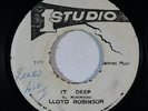 Reggae 45 LLOYD ROBINSON It Deep on Studio One VG++