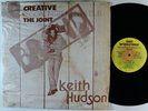 KEITH HUDSON Brand - Creative Reggae Instrumental Dub LP on Joint Int'l VG++
