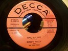 DECCA promo Buddy Holly 3 Tunes  rockabilly 45 N/M Ting-A-Ling / Girl On My Mind