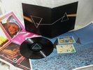 PINK FLOYD DARK SIDE OF THE MOON EX/NM 1970s UK PRESS - 2 POSTERS & 2 STICKERS