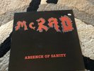 McRad - Absence Of Sanity Lp 1st Press Vinyl With Press Kit Black Flag Misfits