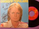 CLAUDE FRANCOIS  SP 45T VINYLE DEDICACE AUTOGRAPHE RARE