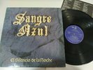Sangre Azul El Silencio de la Noche 1989 Spain First Press - LP Vinilo 12