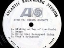 CREAM GOODBYE CREAM INSANELY RARE ORIG '69 ATLANTIC TEST PRESSING LP w/POSTER