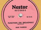 RHYTHM 'N BLUES 78 : MAE PARRISH ON NESTOR RECORDS N-13