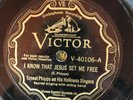 Victor 40106 Ernest Phipps Holiness Singers JESUS SET ME FREE 78rpm E BRISTOL 28