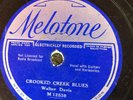 Melo 12538 TOM ASHLEY/Walter Davis   CROOKED CREEK BLUES 78rpm Country V/VV-