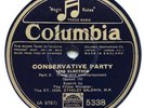 1929 GENERAL ELECTION COLUMBIA 78 - PRIME MINISTER STANLEY BALDWIN SPEECHES