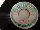 Rockin' Stockin' 45 record Yuleville U.s.a. Sun Label 1960 Vg+ billy riley
