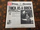 Jethro Tull - Thick As A Brick Newspaper Sleeve Vinyl Album