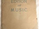 EDISON DIAMOND DISC PHONO CATALOG 1919 30 PP Plus Oct, 1921 DD Supplement