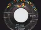 1965 THE SAPPHIRES NORTHERN 45 EVIL ONE/HOW COUD I SAY GOODBYE ABC Pamount 10693