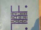 NEW ORDER	FACT MOVEMENT VINYLE 33T LP 