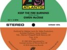 Gwen McCrae: Keep the Fire Burning/Funky Sensation =12
