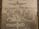THOMAS LEER - Private Plane / International - First Press - RARE