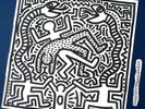 ORIGINAL 1983 KEITH HARING ART PRINT & VINYL LP EX RARE
