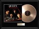 QUEEN GREATEST HITS WHITE GOLD SILVER PLATINUM TONE RECORD RARE DISPLAY NON RIAA