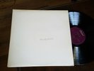 The Beatles White Album 1980s purple with poster photos jacket vinyl LP all EX