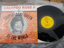 CALYPSO ROSE-CALYPSO QUEEN OF THE WORLD--SLP 001 (RARE JAMAICAN CALYPSO) EX / EX
