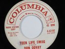 R&B Mod Soul 45 DON COVAY Teen Life Swag COLUMBIA promo HEAR