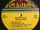 WINSTON HUSSEY The Girl I Adore LP on Live & Learn JA roots reggae
