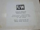 PAUL AND LINDA MCCARTNEY Ram 2012 MONO Euro pressing AS NEW IN SEAL The Beatles
