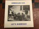 ADRENALINE O.D. A.O.D. LET’S BARBECUE NJ INSERT 7” RARE KBD PUNK AGNOSTIC FRONT