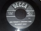MCNULTY FAMILY Miss Fogarty's Christmas Cake / A Mother's Love 45 Decca 9-12254
