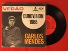 Carlos Mendes Verano FO113 Eurovision 1968 VG Vinilo 45T Sp