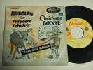 Pre teen rocker 45 & sleeve Sugar Chile Robinson Christmas boogie Capitol LISTEN
