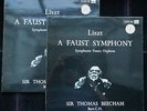 Liszt: A Faust Symphony - Sir Thomas Beecham **HMV ASD 317 / 318 ED1 2LP**